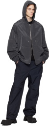 Juun.J Gray Coated Jacket