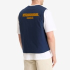 Neighborhood Men's Padded Work Vest in Navy
