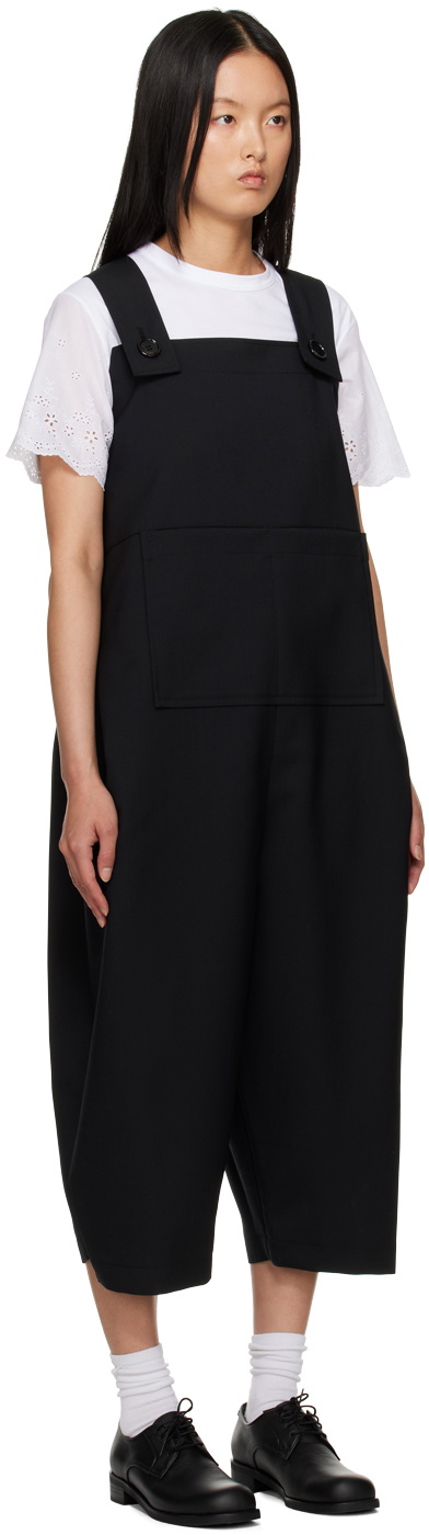 tao Black Square Neck Jumpsuit
