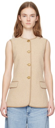 rag & bone Beige Bartlet Vest