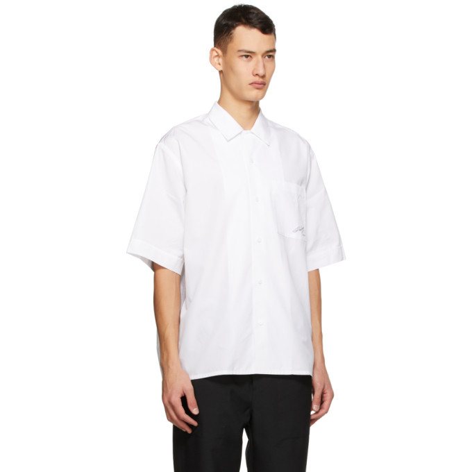 OAMC White Kurt Short Sleeve Shirt OAMC