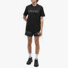 Versace Men's Croc Logo T-Shirt in Black