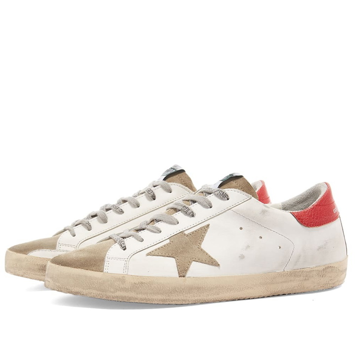 Photo: Golden Goose Super-Star Leather Suede Toe Sneaker