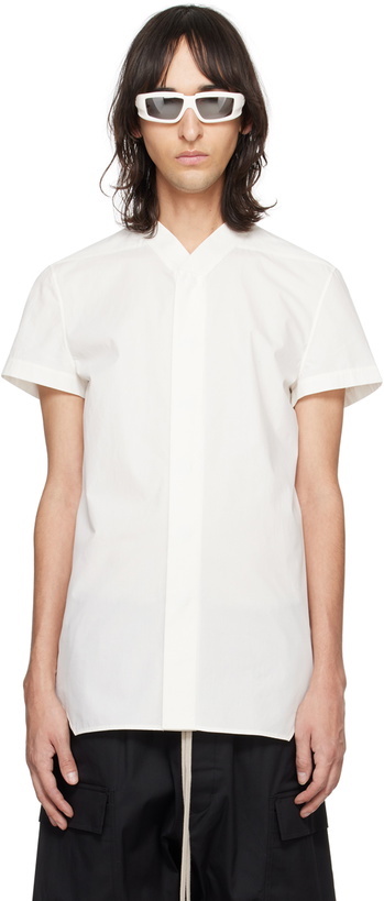 Photo: Rick Owens White Golf Shirt