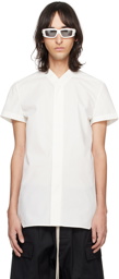 Rick Owens White Golf Shirt