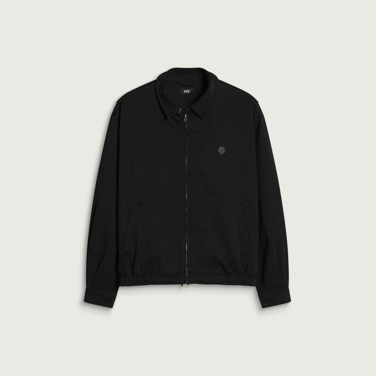 END. Men's Monogram Jacket in Cinder Black