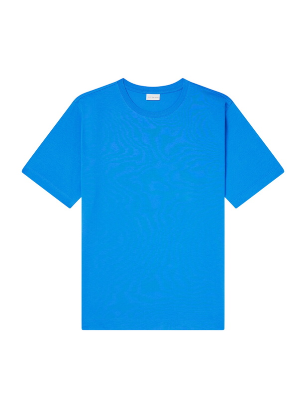 Photo: Dries Van Noten - Cotton-Jersey T-Shirt - Blue