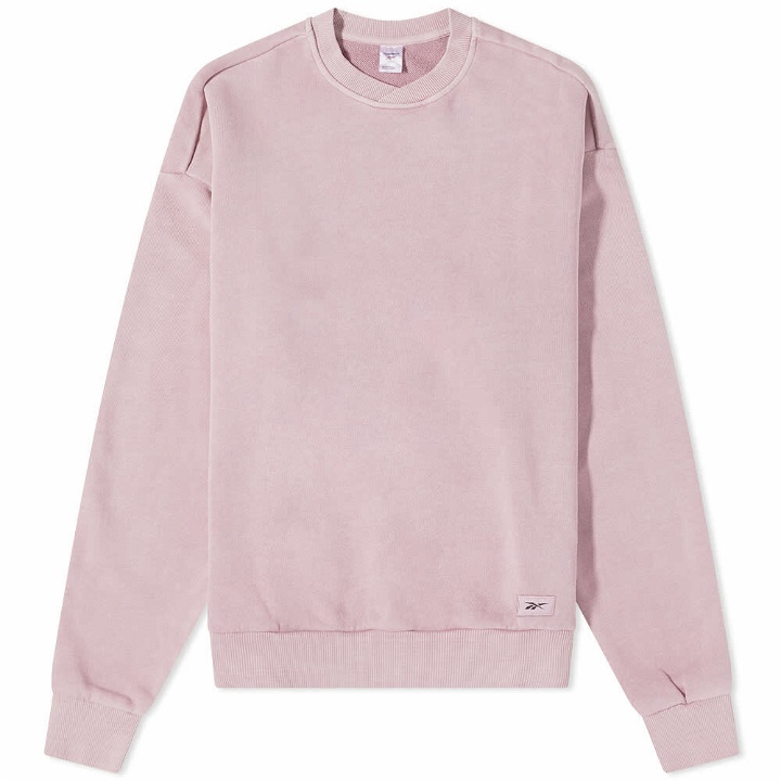 Photo: Reebok Men's Natural Dye Crew Sweat in Infused Lilac