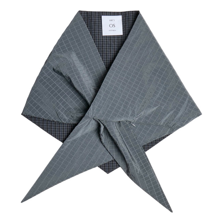Photo: ARCS Twisting Scarf in Atlas Grid