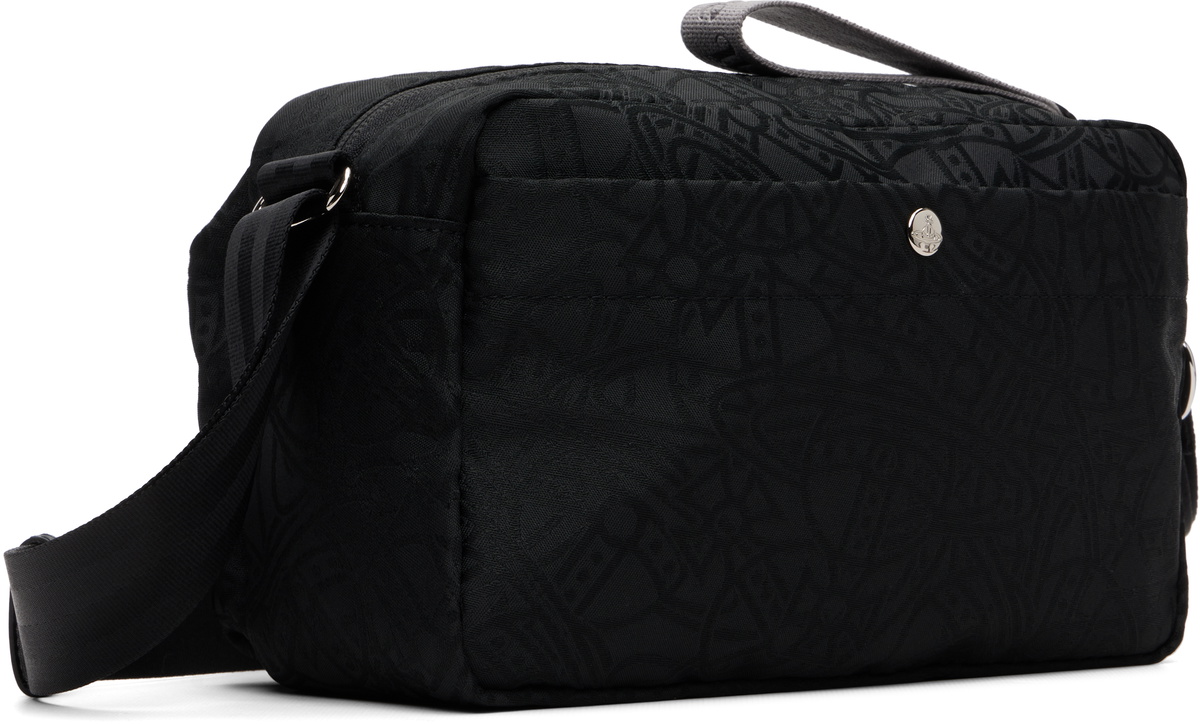 Vivienne Westwood Black Jude E/W Crossbody Bag