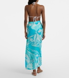 Pucci Orchidee cotton beach cover-up
