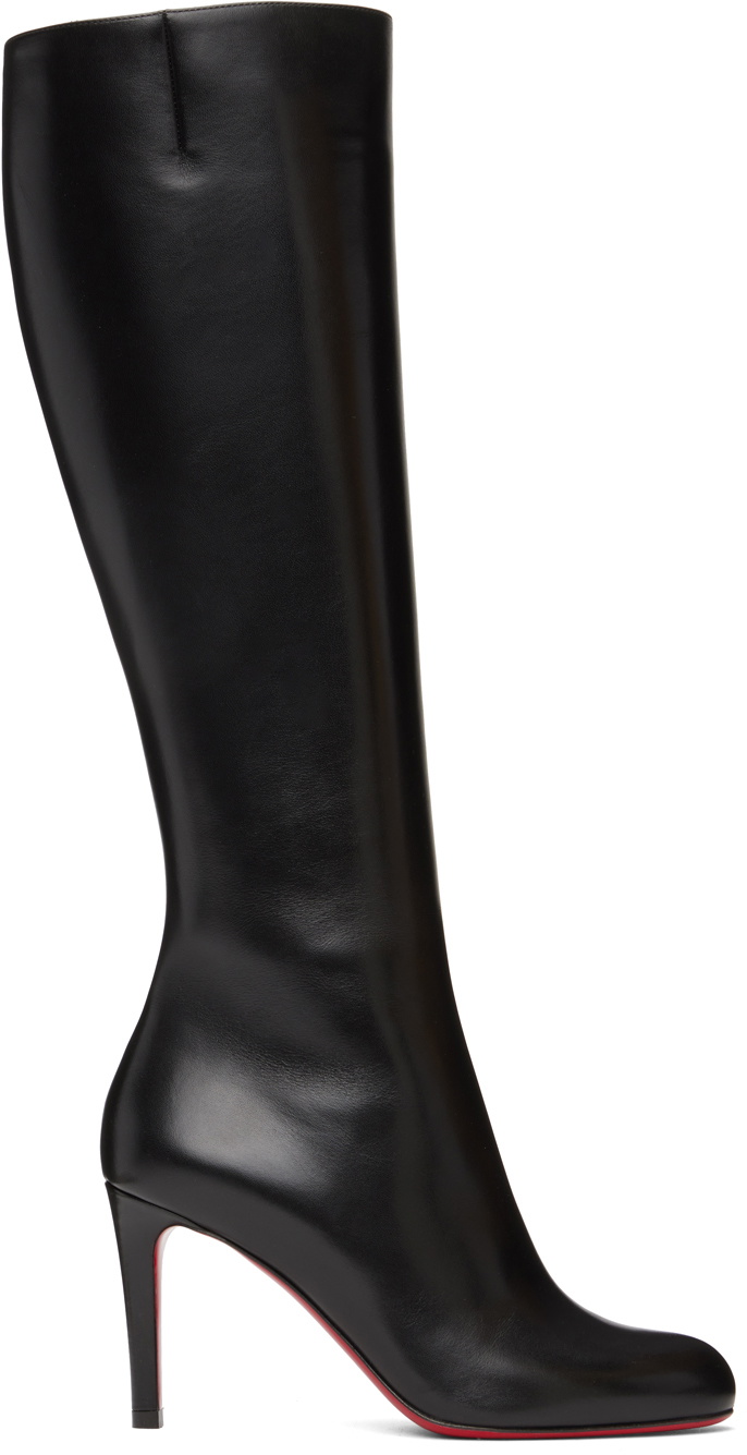 Eleonor Botta - 85 mm Boots - Calf leather - Black - Christian Louboutin