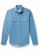 Sid Mashburn - Work Brushed-Cotton Shirt - Blue
