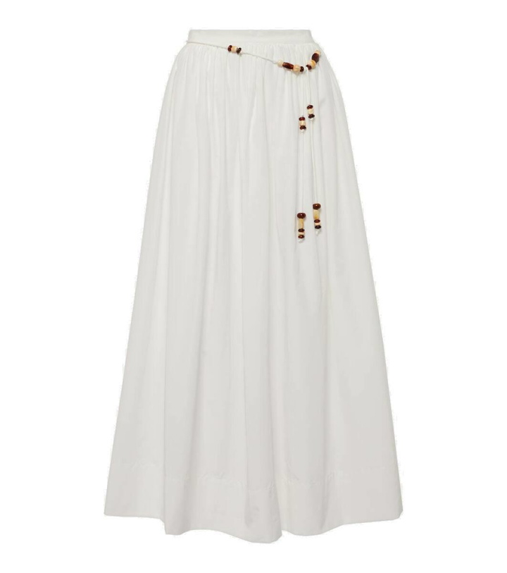 Photo: Faithfull x Monikh Oliveria silk and cotton maxi skirt