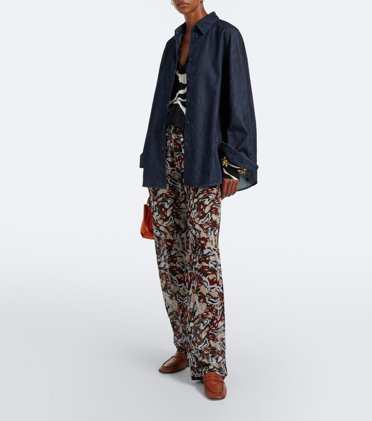 Dries Van Noten Leather penny loafers