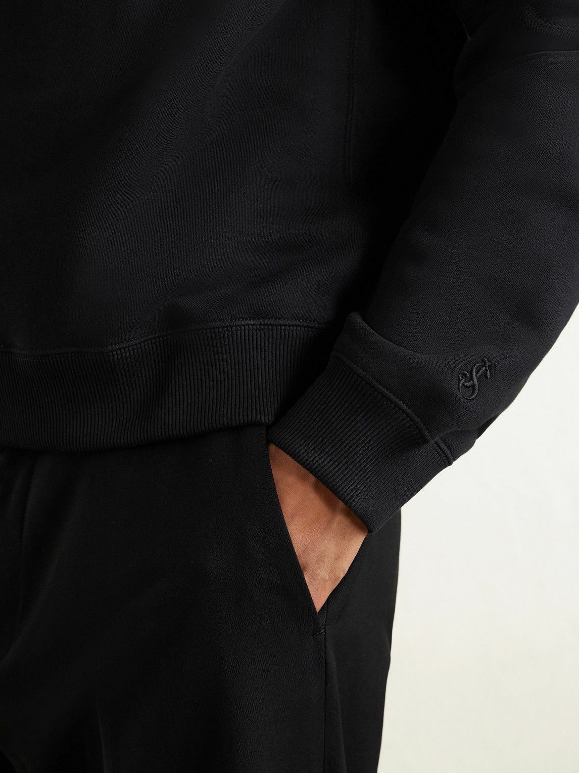 Jil Sander - Cotton-Jersey Hoodie - Black