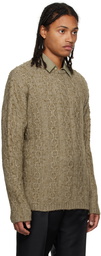 Our Legacy Beige Brushed Sweater