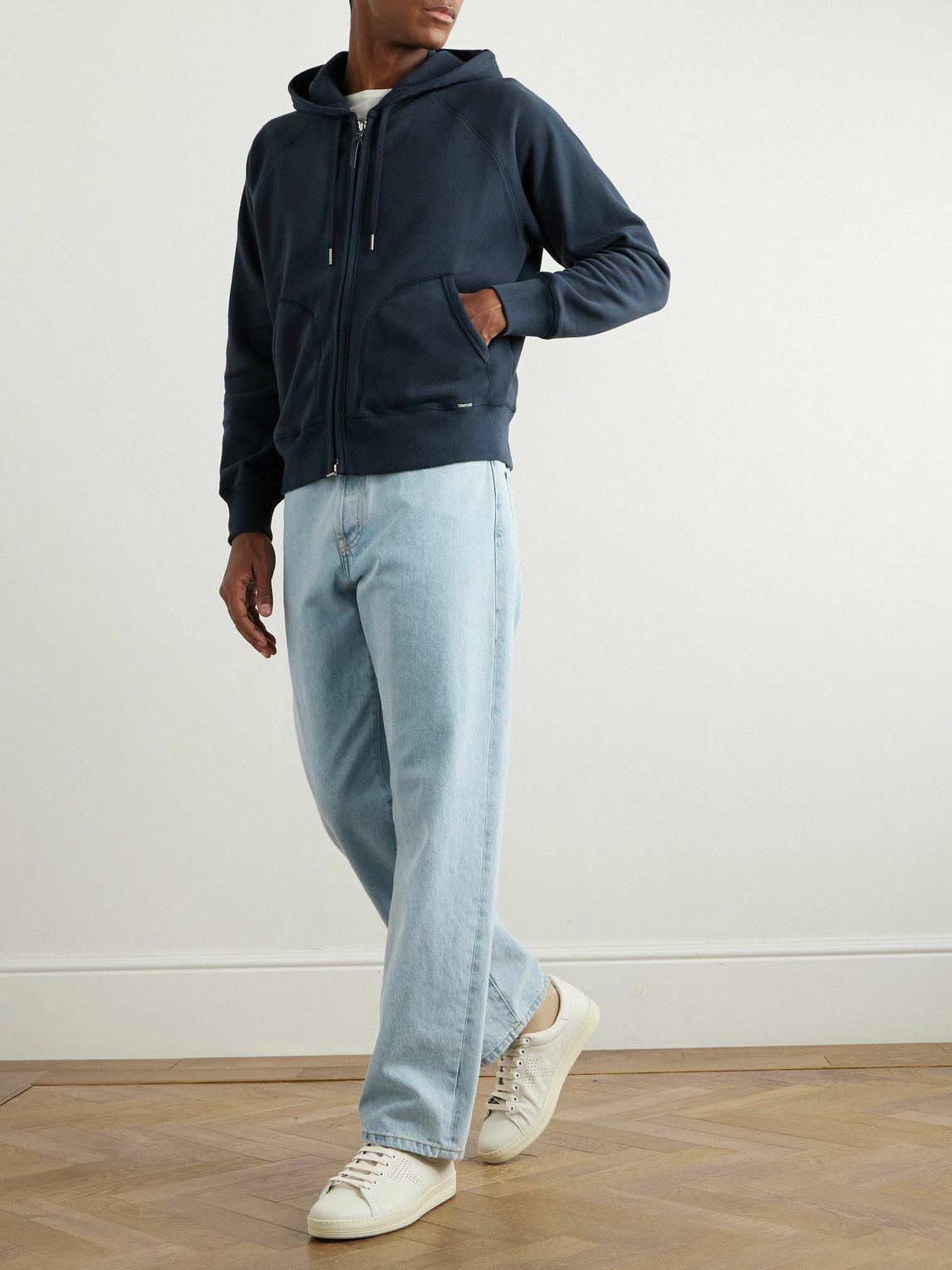 パーカー・フーディ Tom Ford Felpa In Cotone TOM FORD Drawstring Pullover Hoodie | Black | FARFETCH