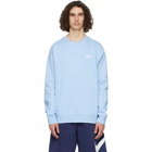 Nike Blue Sportswear Club Sweatshirt