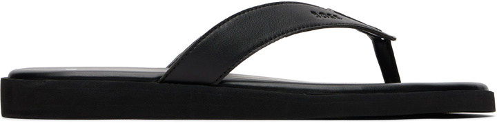 Photo: BOSS Black Embossed-Logo Flip-Flops