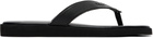 BOSS Black Embossed-Logo Flip-Flops