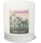 La Montaña - First Light Candle, 220g - Colorless