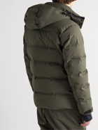 Moncler Grenoble - Montgetech Quilted Shell Hooded Down Jacket - Green