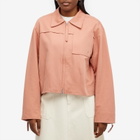 Holzweiler Women's Oak Short Jacket in Light Red