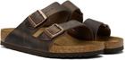 Birkenstock Brown Regular Arizona Sandals