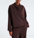Varley Betsy draped jersey sweatshirt