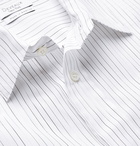 Deveaux - Striped Cotton Shirt - White