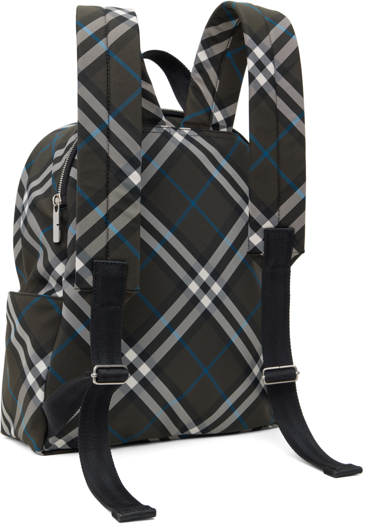 Burberry Gray Check Backpack