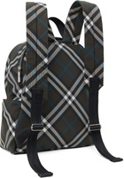 Burberry Gray Check Backpack