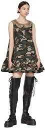 Marc Jacobs Heaven Green Cotton Mini Dress