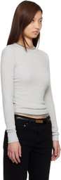 Citizens of Humanity Gray Bina Crewneck T-shirt