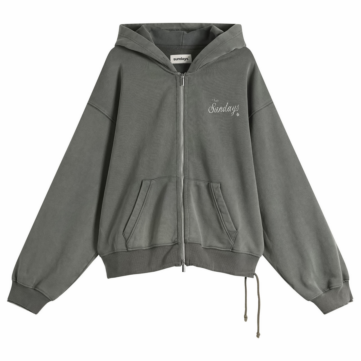 Sundays Men's Zip Hoodie in Green