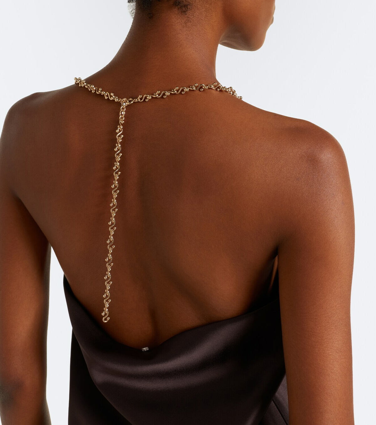 Sportmax Satin halterneck top