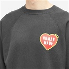 Human Made Men's Heart Logo Sweatshirt in Black