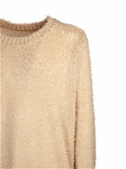 MAISON MARGIELA - Brusched Linen Crewneck Sweater