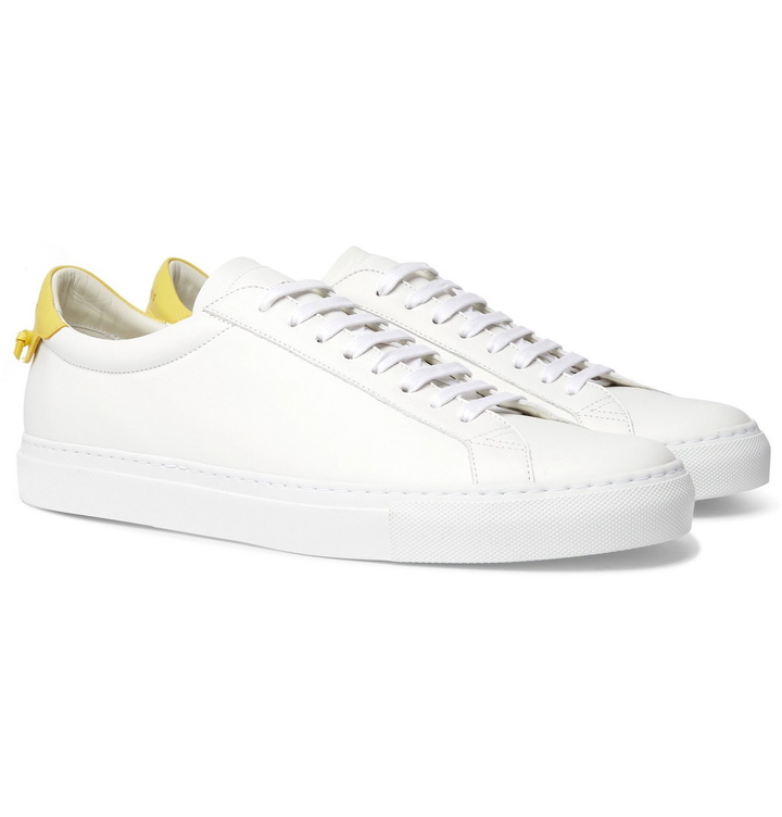 Photo: Givenchy - Urban Street Leather Sneakers - White