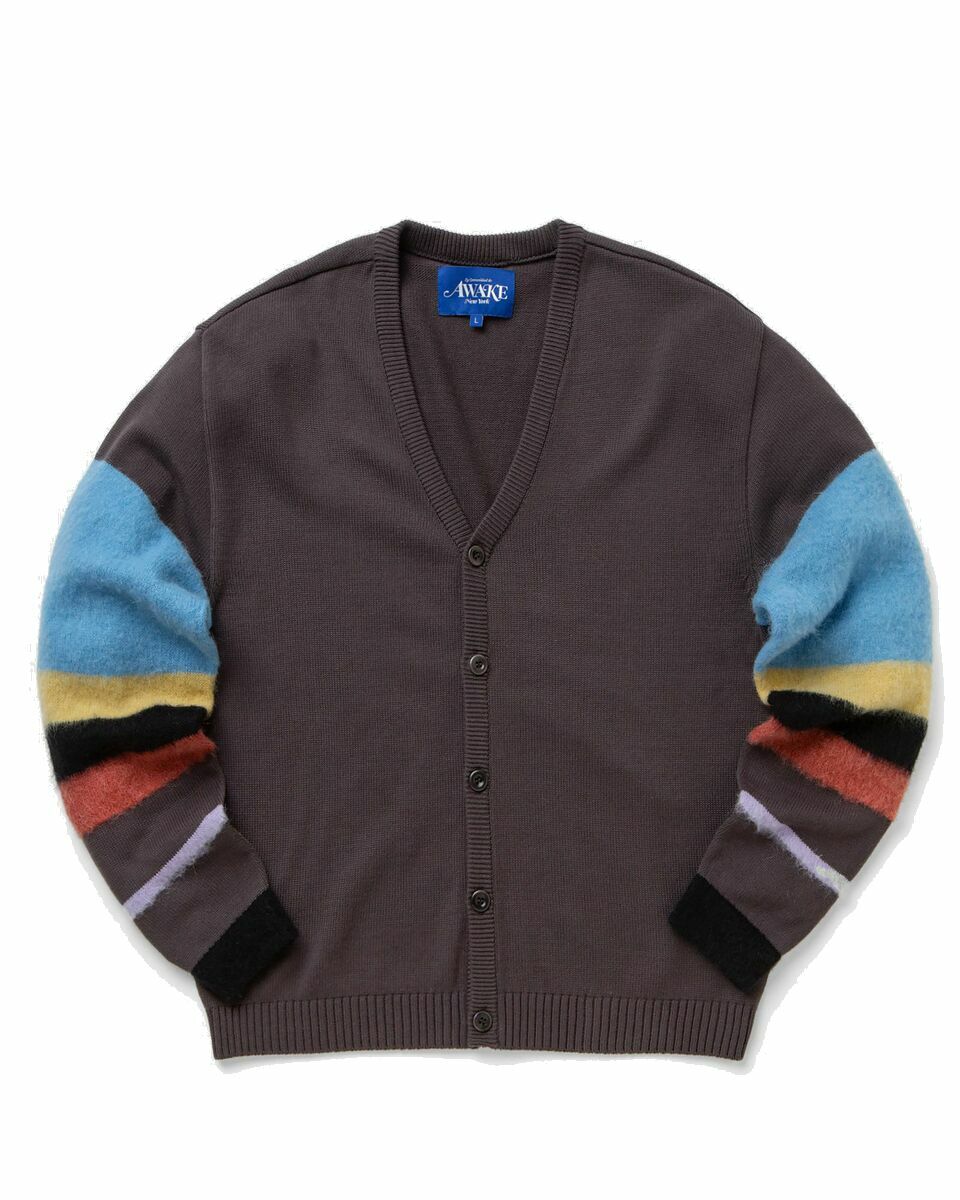 Awake Ny Logo-print Long-sleeve Jumper In Multicolor