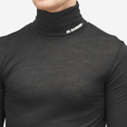 Jil Sander+ Men's Jil Sander Plus Roll Neck Wool Sweatshirt in Black