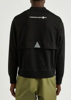 Moncler Grenoble Day-Namic Logo Cotton Sweatshirt Black