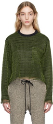 Song for the Mute Green & Black Layered Long Sleeve T-Shirt