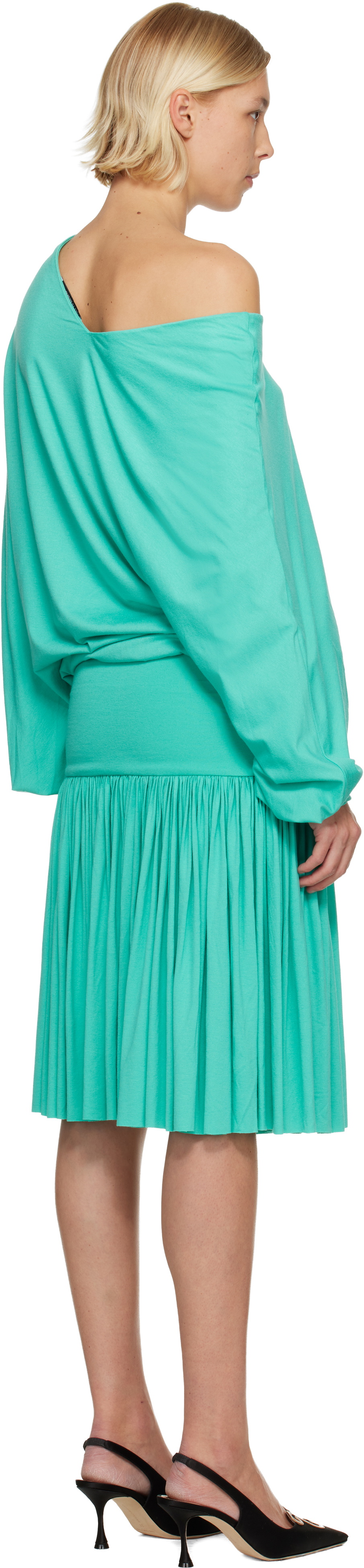 Nicklas Skovgaard Green Sascha Midi Dress