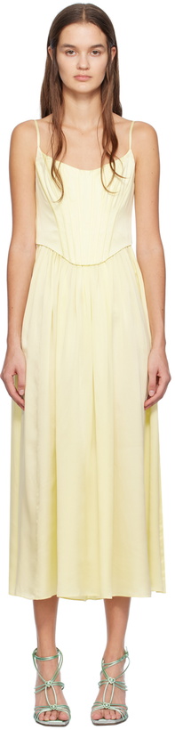 Photo: Zimmermann Yellow Paneled Midi Dress