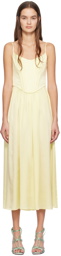 Zimmermann Yellow Paneled Midi Dress