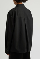 Khaite Yatty Wool Shirt Black
