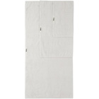 Tekla Grey Organic Three-Piece Towel Set