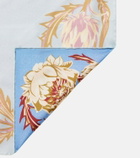 Loewe Printed silk twill scarf